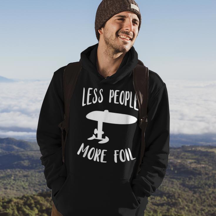 Efoil Less People More Elektrisches Hydrofoil-Surfbrett Hoodie Lebensstil