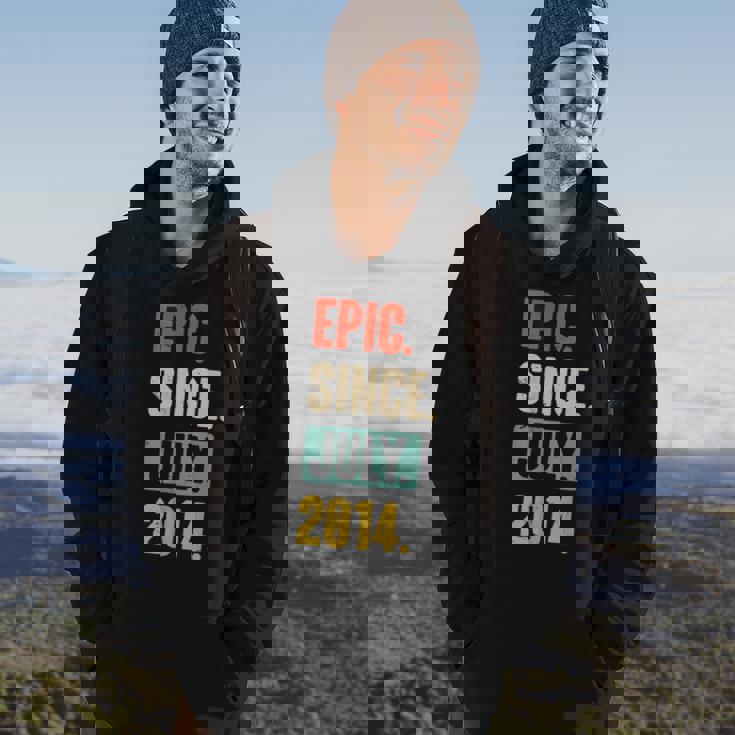 Epic Since July 2014 - Birthday 9Th Decoration Funny Hoodie Lifestyle