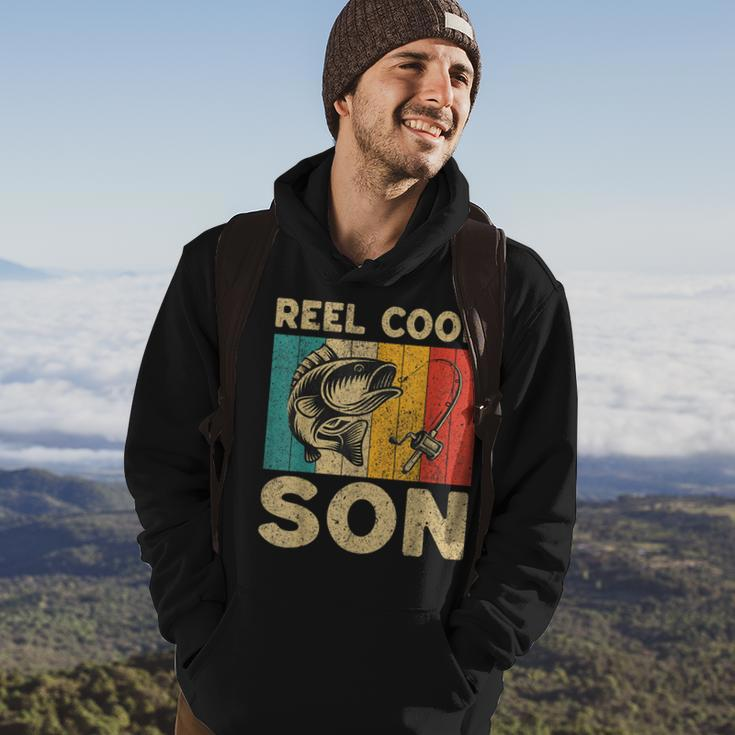 Fathers Day Present Funny Fishing Reel Cool Son Hoodie Lifestyle