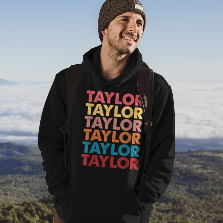 First Name Vintage Taylor I Love Taylor Hoodie Lifestyle