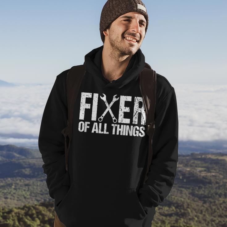Fixer Of All Things Vintage Tools Dad Fathers Day Handyman Hoodie Lifestyle
