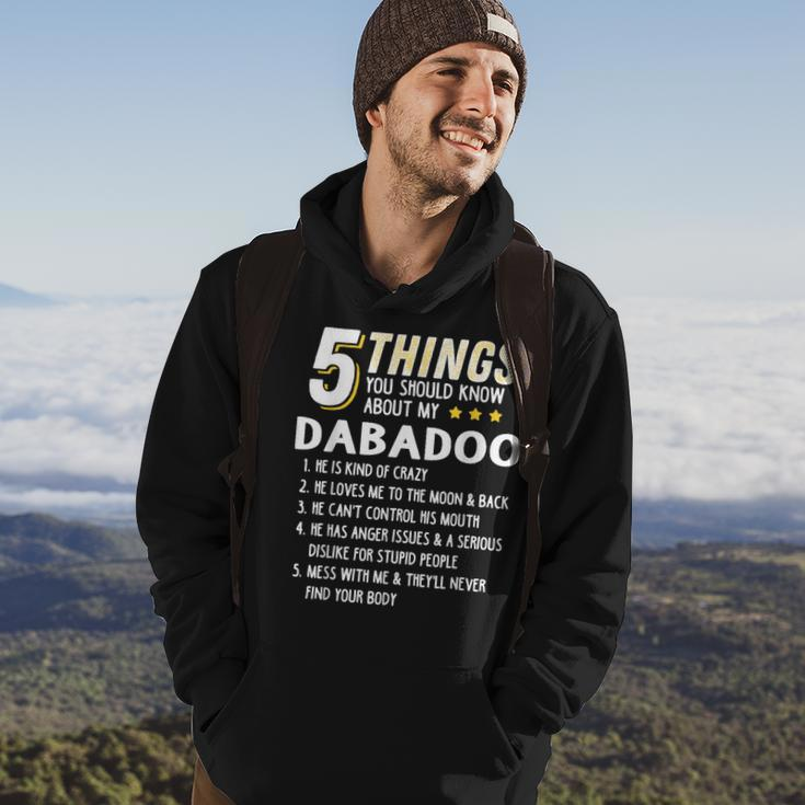 Funny 5 Things Grandpa Dabadoo Crazy Gift Idea Hoodie Lifestyle