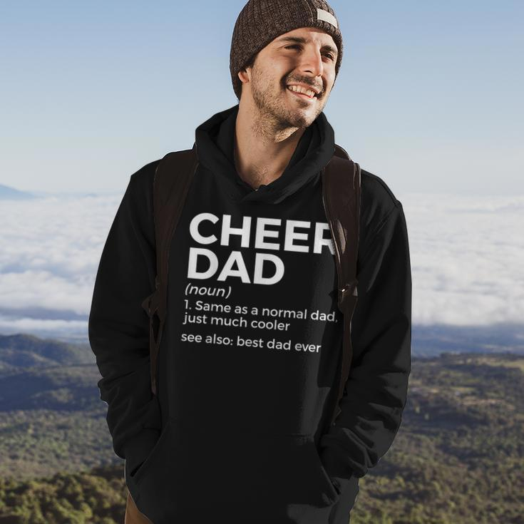 Funny Cheer Dad Definition Best Dad Ever Cheerleading Hoodie Lifestyle