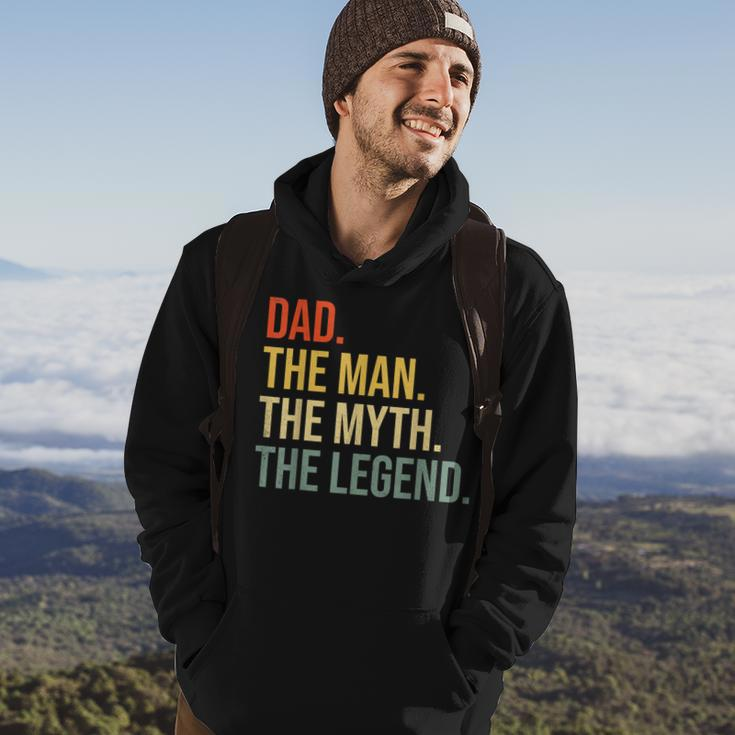 Funny Dad Fathers Day Dad The Man The Myth The Legend Gift For Mens Hoodie Lifestyle
