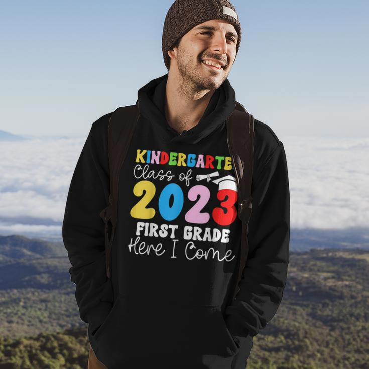 Funny Kindergarten Class Of 2023 First Grade Here I Come Hoodie Lifestyle