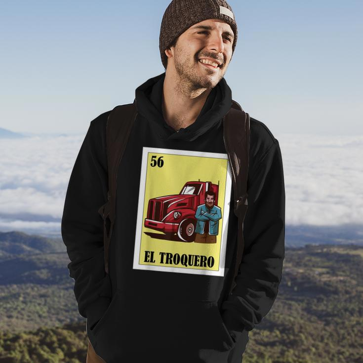 Funny Mexican Design For Truckers - El Troquero Hoodie Lifestyle