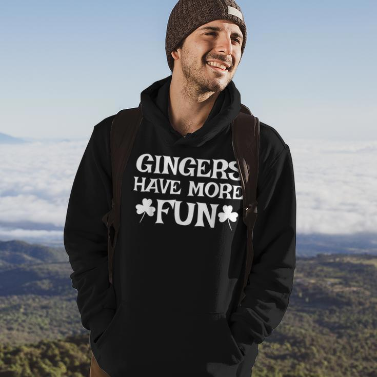 Gingers Have More Fun Funny Redhead Irish Pride Gift Hoodie Lifestyle
