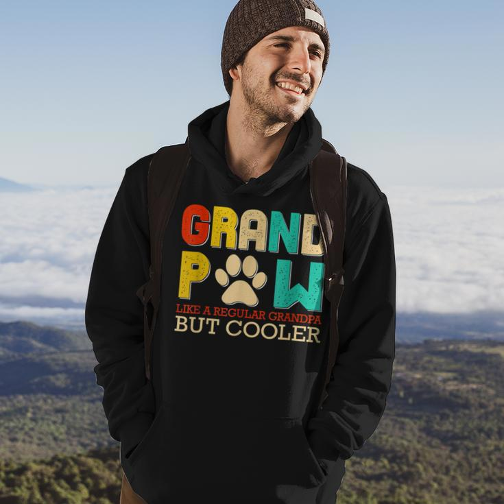Grand Paw Like A Regular Grandpa But Cooler Funny Dog Lovers Hoodie Lifestyle