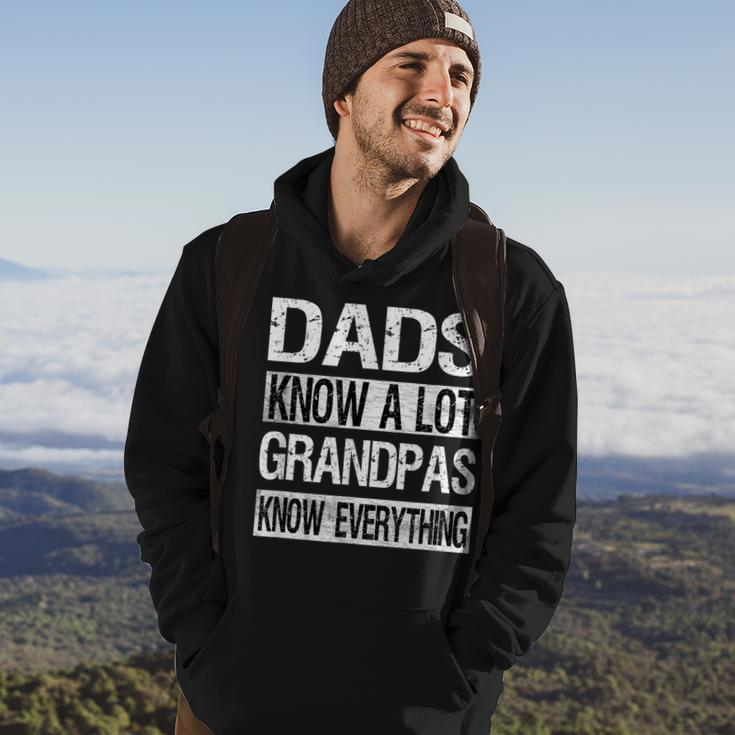 Grandpa Knows Everything Dad Funny Fathers Day Men Gift For Mens Hoodie Lifestyle