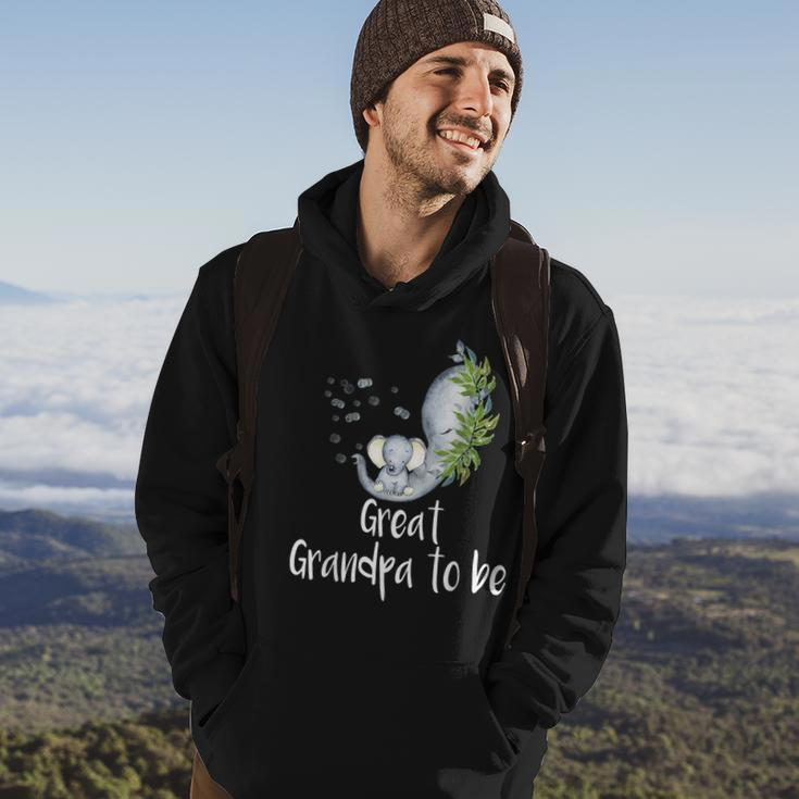 Great Grandpa To Be Elephant Baby Shower Gift For Mens Hoodie Lifestyle
