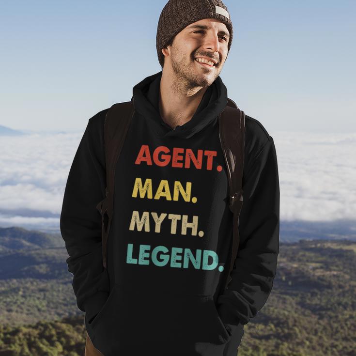 Herren Agent Mann Mythos Legende Hoodie Lebensstil