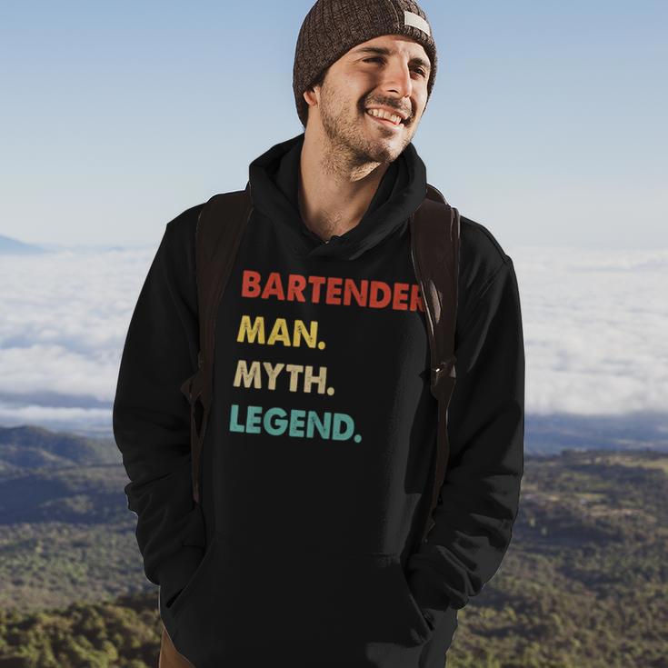 Herren Barkeeper Mann Mythos Legende Hoodie Lebensstil