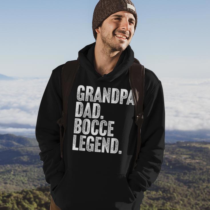 Herren Grandpa Dad Bocce Legend Opa Papa Boccia Legende Hoodie Lebensstil