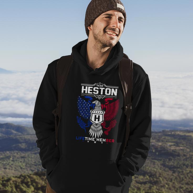 Heston Name - Heston Eagle Lifetime Member Hoodie Lifestyle