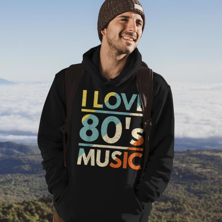 I Love 80S Music 80S Music 80S Rock Music 80S Classic Men Hoodie Graphic Print Hooded Sweatshirt Lifestyle