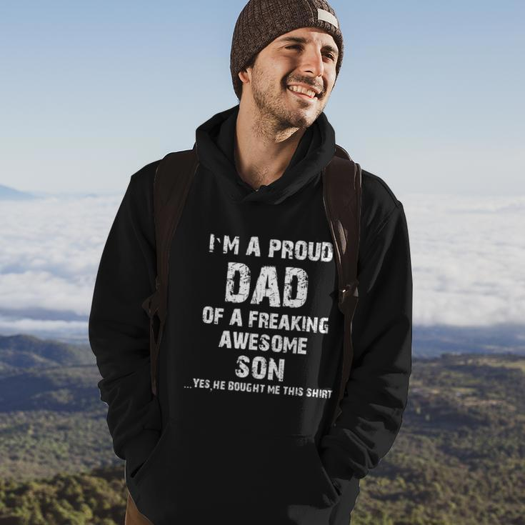 I M A Proud Dad Of A Freaking Awesome Son Fathers Day Cute Gift Hoodie Lifestyle