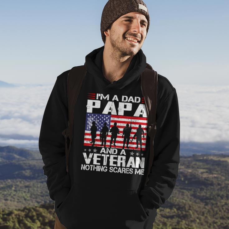 Im A Dad Papa And Veteran Fathers Day Veteran Gifts Idea Hoodie Lifestyle