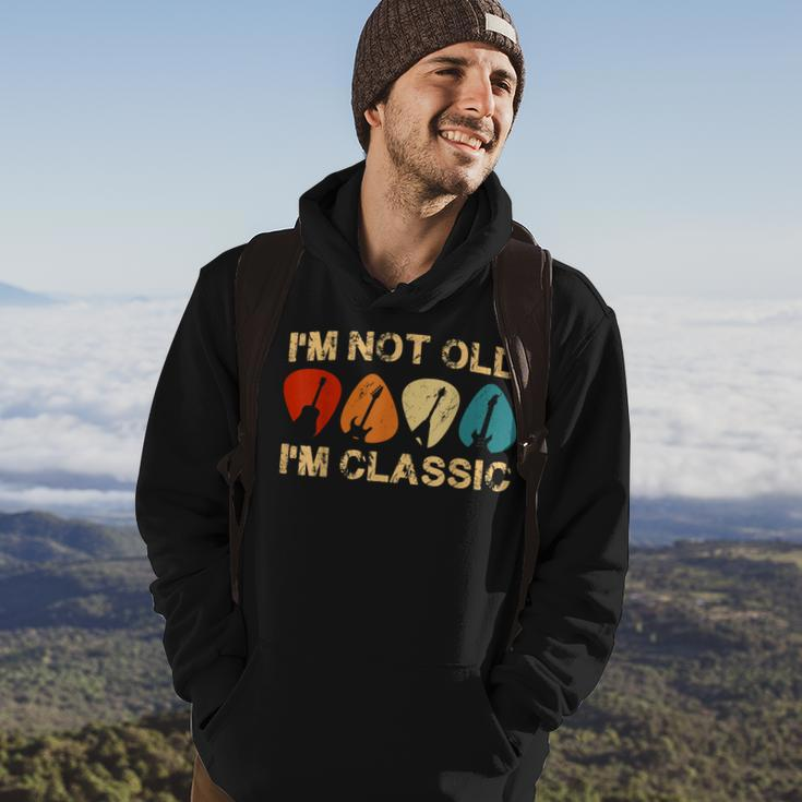 Im Not Old Im Classic Vintage Guitar For Dad Grandpa Hoodie Lifestyle