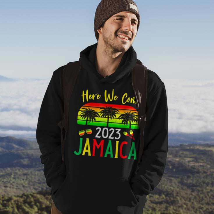 Jamaica 2023 Here We Come Matching Family Vacation Trip Hoodie Lifestyle