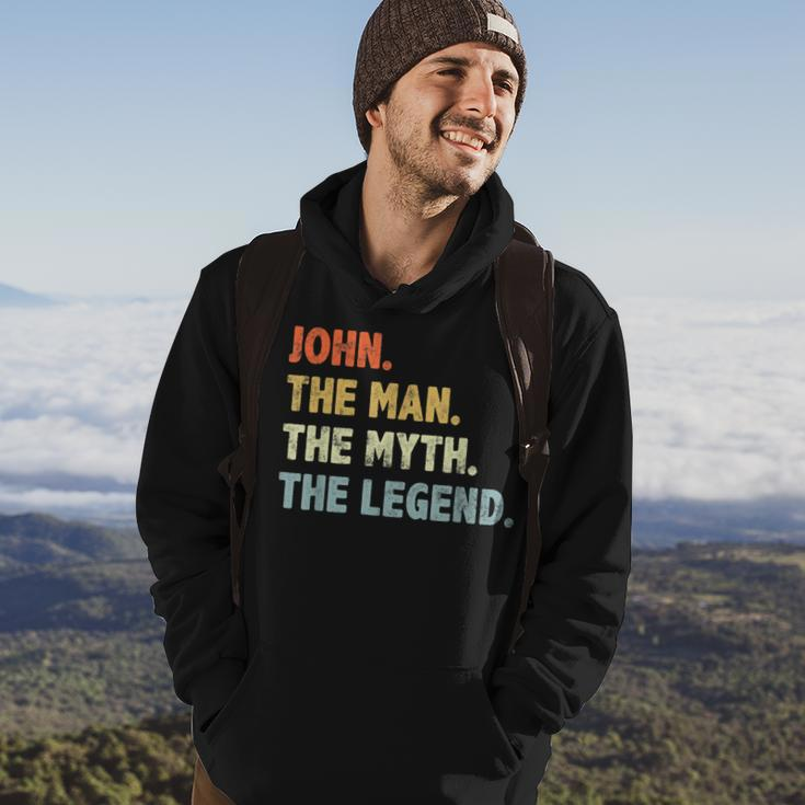 John The Man Myth Legend Father’S Day Gift For Papa Grandpa Hoodie Lifestyle