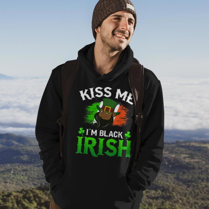 Kiss Me Im Black Irish St Patricks Day Leprechaun Hat Hoodie Lifestyle