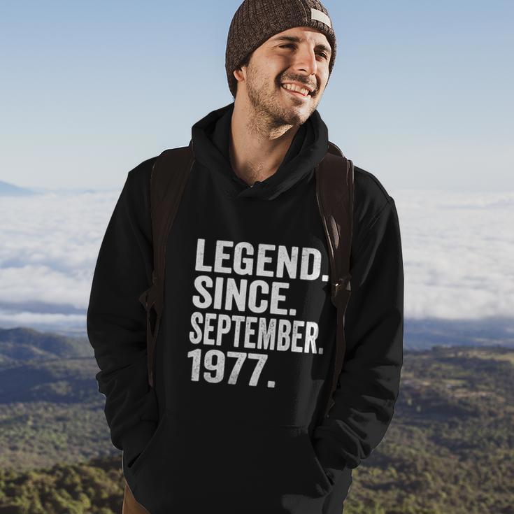 Legend Since September 1977 45 Years Old 45Th Birthday Hoodie Lifestyle