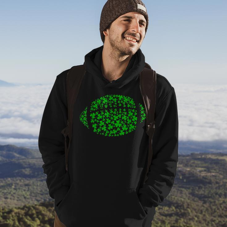 Lucky Football Shamrock For Football Lovers St Patricks Day Hoodie Lifestyle