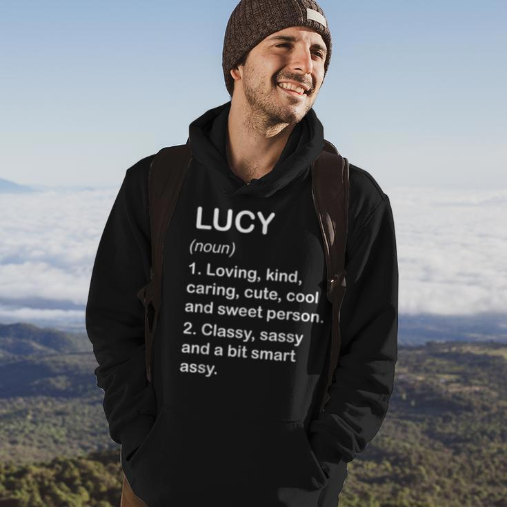 Lucy Definition Personalized Custom Name Loving Kind Hoodie Lifestyle