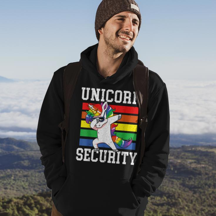 Magical Unicorn Security Best Dad Ever Fathers Day Hoodie Lifestyle