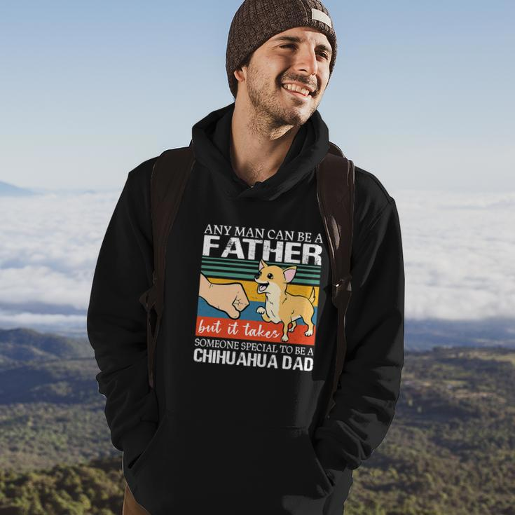 Mens Any Man Can Be A Father But Special To Be A Chihuahua Dad Hoodie Lifestyle