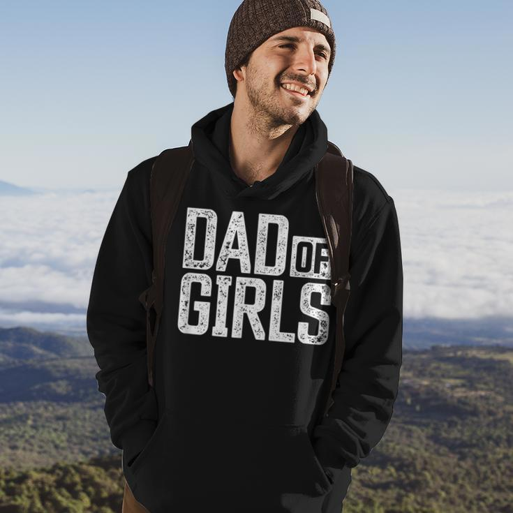 Mens Dad Of Girls For Men Proud Father Of Girls Vintage Dad V2 Hoodie Lifestyle