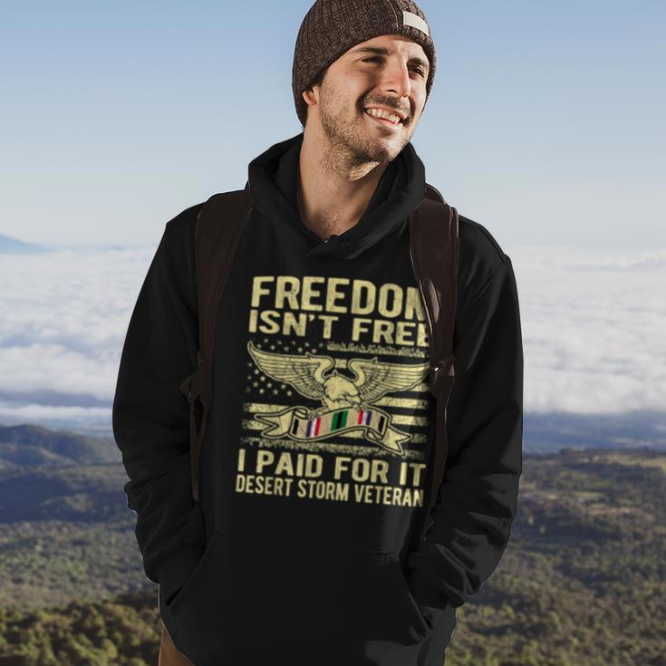 Mens Freedom Isnt Free I Paid For It Proud Desert Storm Veteran Hoodie Lifestyle