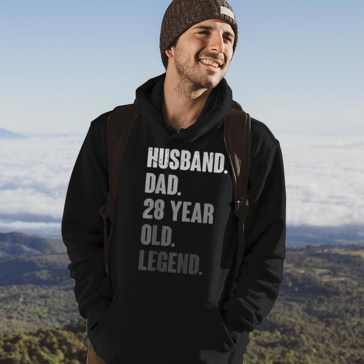 Mens Funny 28Th Birthday Decoration Gift Husband Vintage Dad 1995 Hoodie Lifestyle