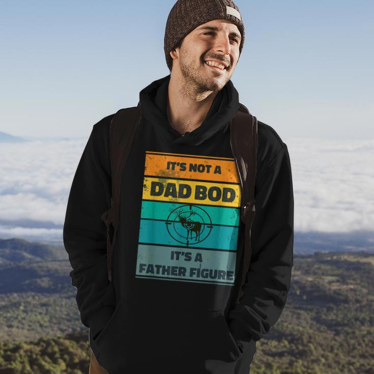 Mens Its Not A Dad Bod Its A Father Figure Hunting Deer Vintage Hoodie Lifestyle