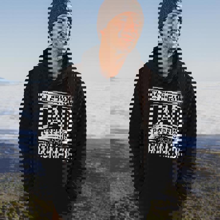 Mens Proud Dad Awesome Drum Major Marching Band Fathers Gift Men