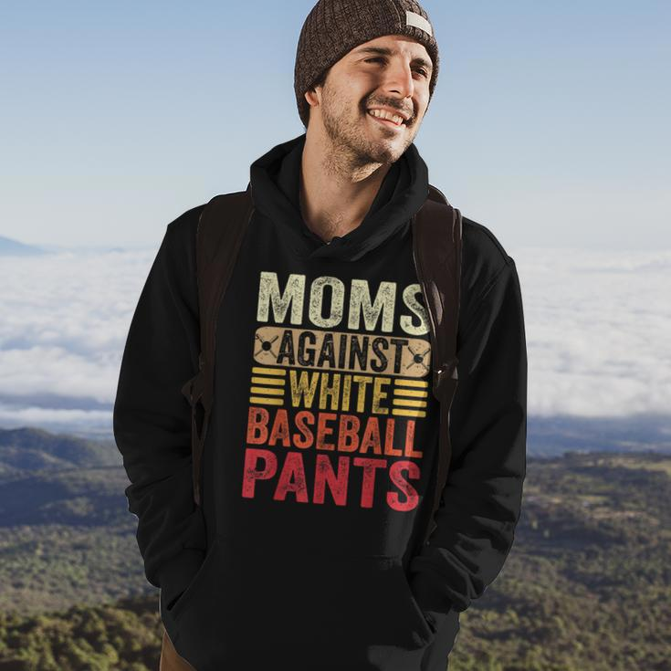 Moms Against White Baseball Pants Women Funny Mothers Day Hoodie Lifestyle