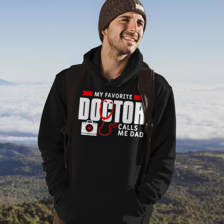My Favorite Doctor Calls Me Dad Funny Medical Doctors Gift For Mens Hoodie Lifestyle