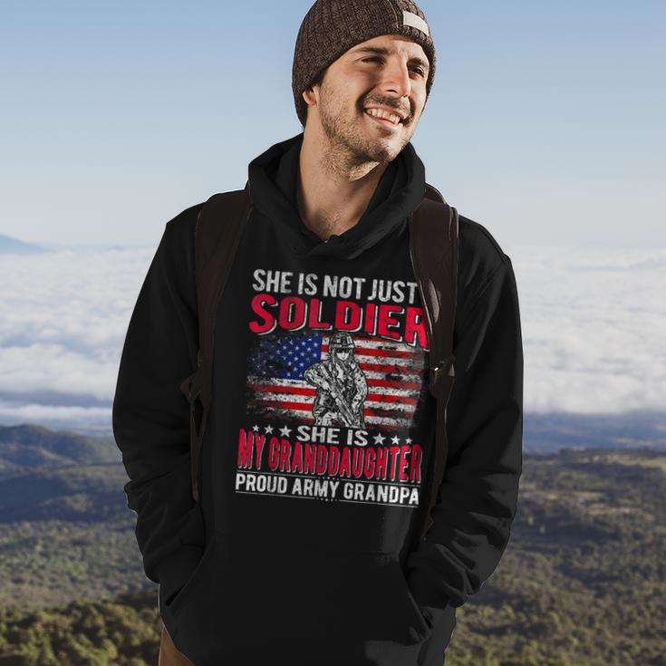 My Granddaughter Is A Soldier Hero Proud Army Grandpa Gifts Gift For Mens Hoodie Lifestyle