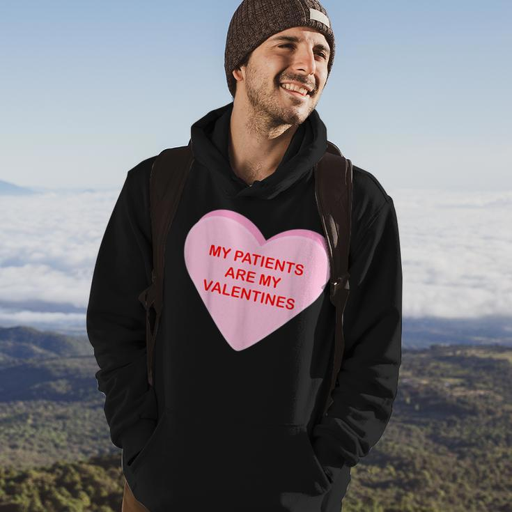 My Patients Are My Valentine Candy Heart Simple Graphic Hoodie Lifestyle