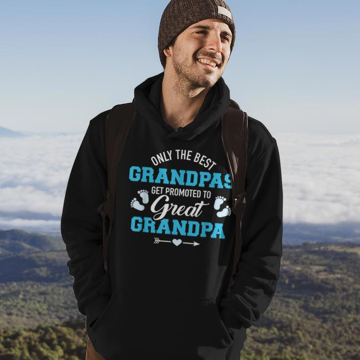 Only The Best Grandpas Get Promoted To Great Grandpa Hoodie Lifestyle