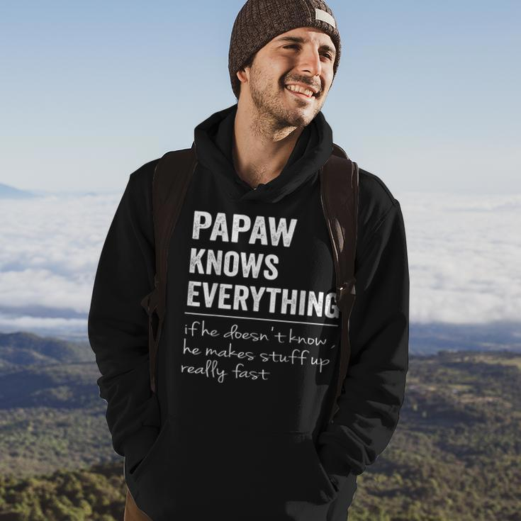 Papaw Know Everything Funny Fathers Day Gift For Grandpa Hoodie Lifestyle