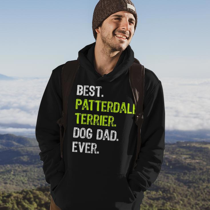 Patterdale Terrier Dog Dad Fathers Day Dog Lovers Gift Hoodie Lifestyle