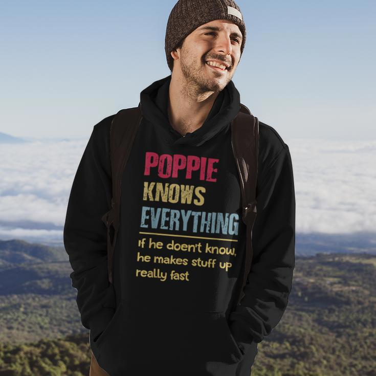 Poppie Know Everything Grandpa Gifts Hoodie Lifestyle