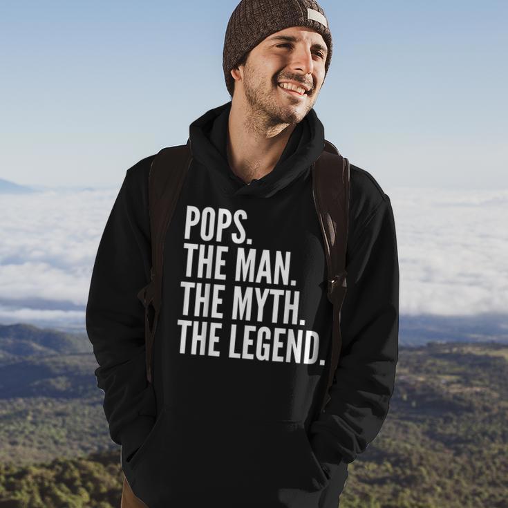 Pops The Man Der Mythos Die Legende Dad Hoodie Lebensstil