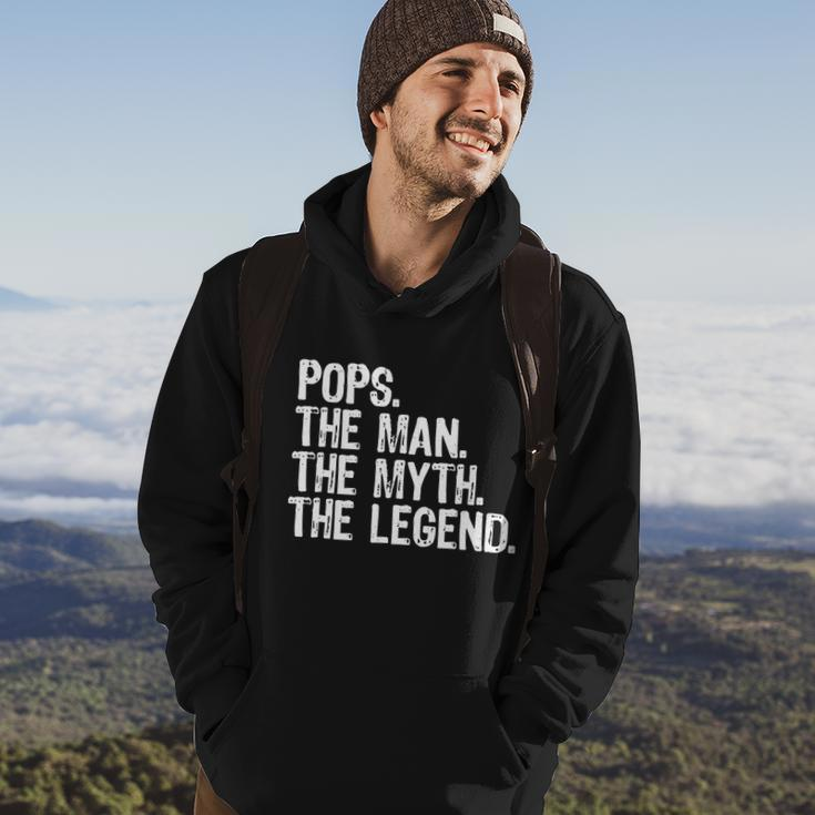 Pops The Man The Myth The Legend Gift Christmas Hoodie Lifestyle