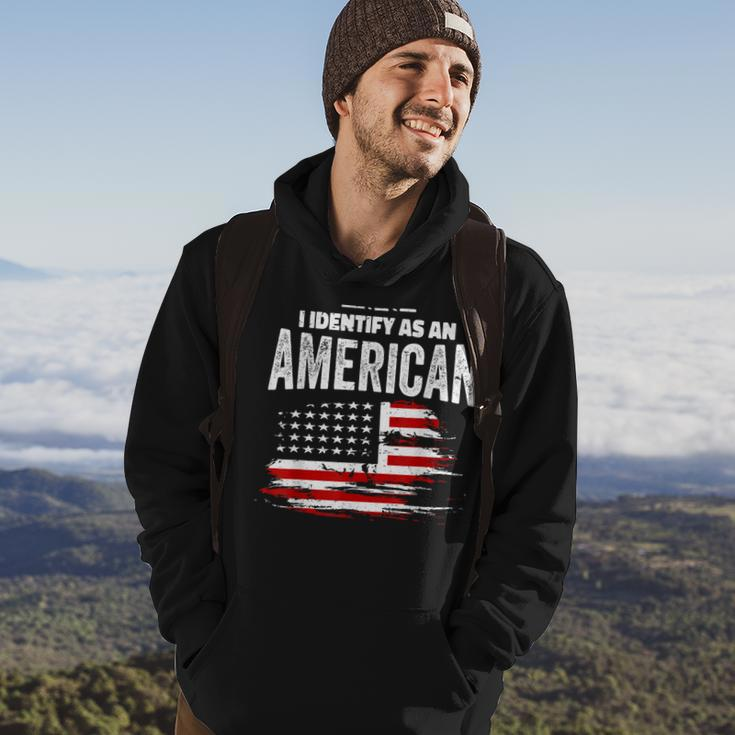 Proud American I Identify As An American Hoodie Lifestyle