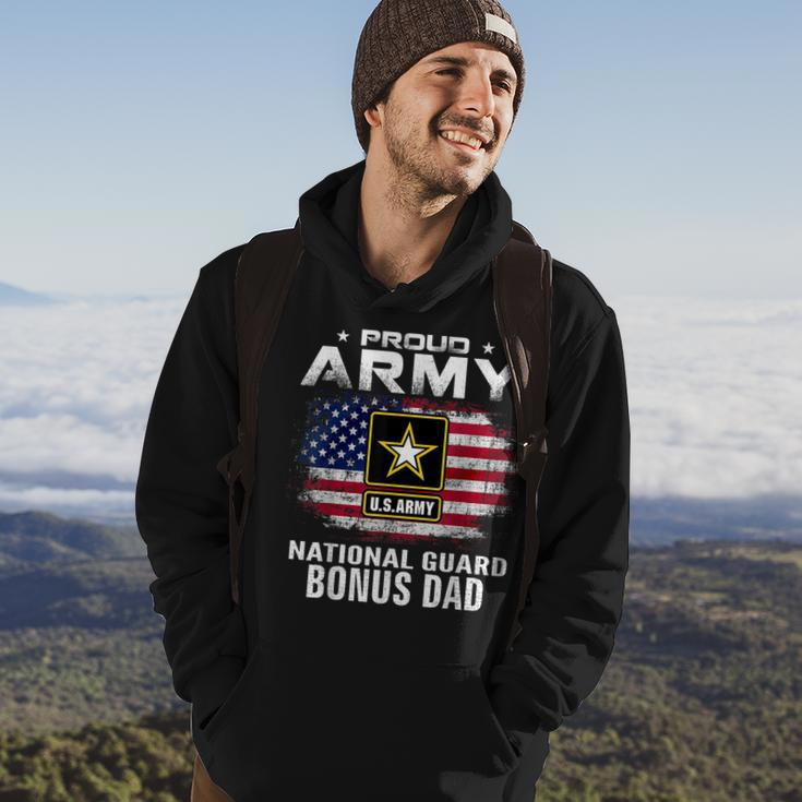 Proud Army National Guard Bonus Dad With American Flag Gift Hoodie Lifestyle