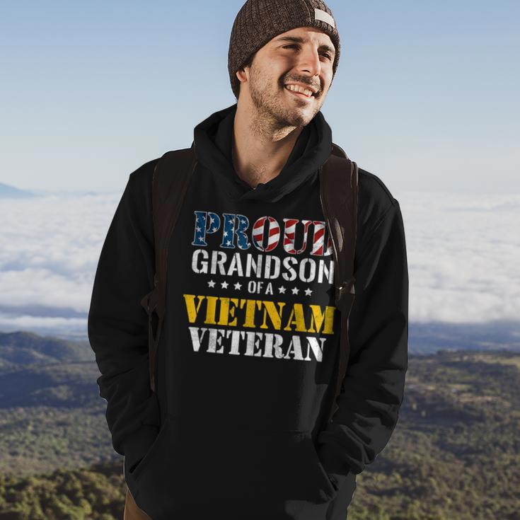 Proud Grandson Of A Vietnam Veteran | Us Veterans Day Hoodie Lifestyle