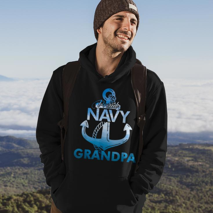 Proud Navy Grandpa Gift Lover Veterans Day Hoodie Lifestyle