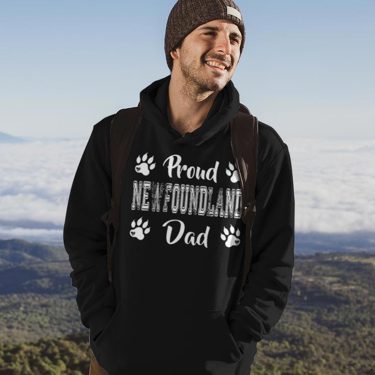 Proud Newfoundland Dog Dad Paw Lovers Gifts Family Friends Hoodie Lifestyle